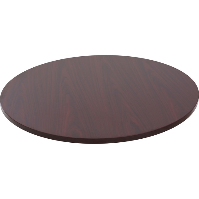 Lorell Woodstain Hospitality Round Tabletop