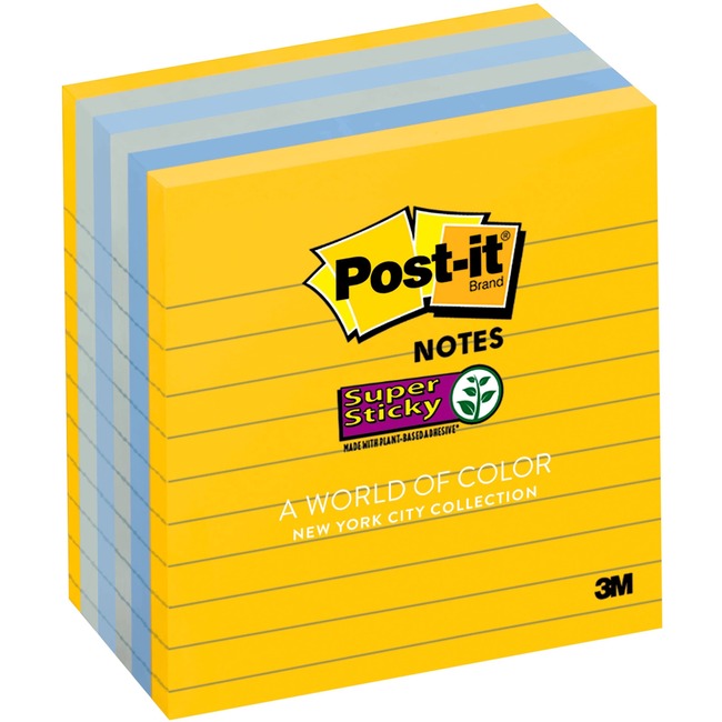 Post-it® New York Collection Post-it Super Sticky Notes