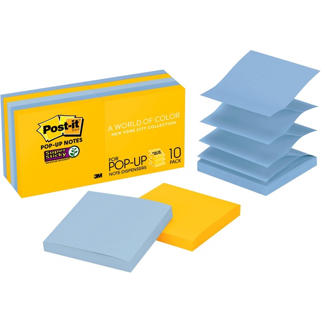 Post-it® NY Collection Super Sticky Pop-up Notes