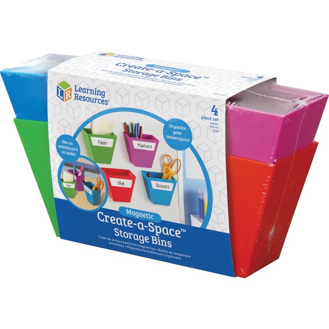 Learning Resources Create-a-Space 4-piece Storage Bins
