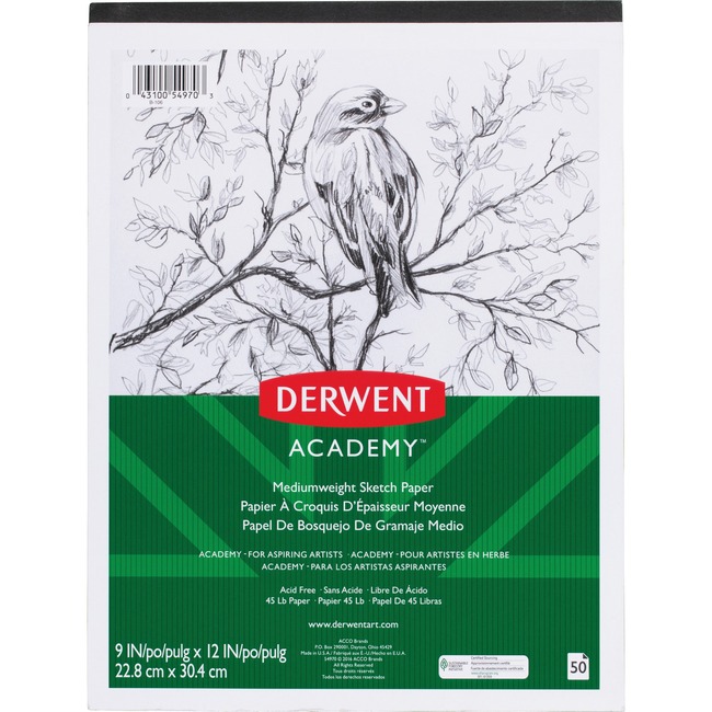 Mead Academy Medium-weight Sketch Pad