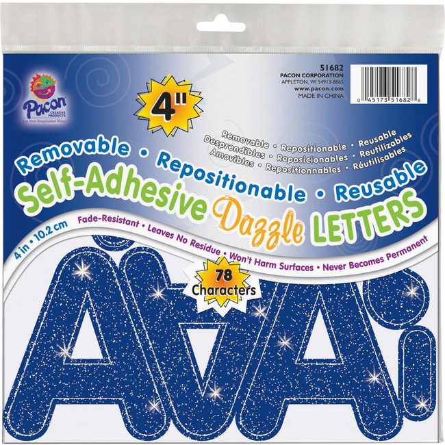 Pacon Self-Adhesive Dazzle Design Letters