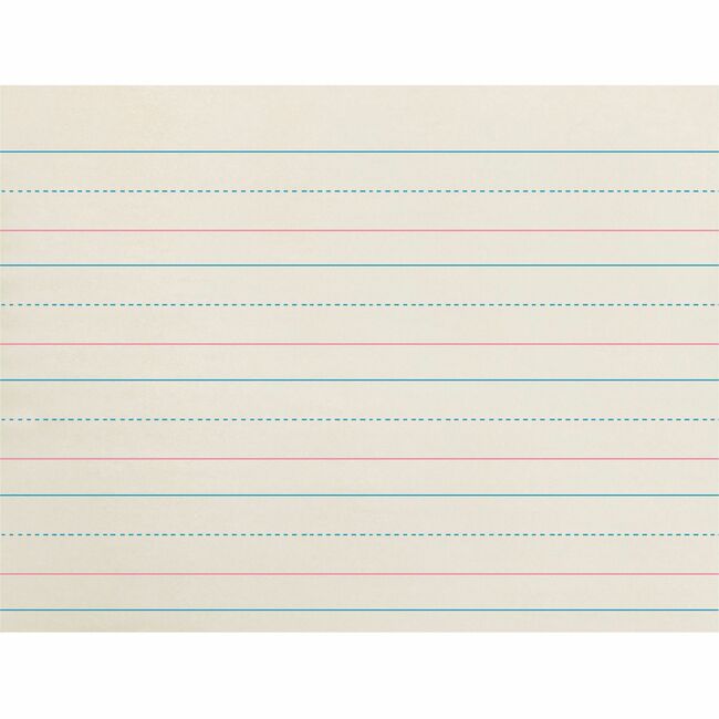 Zaner-Bloser Broken Midline Ruled Paper