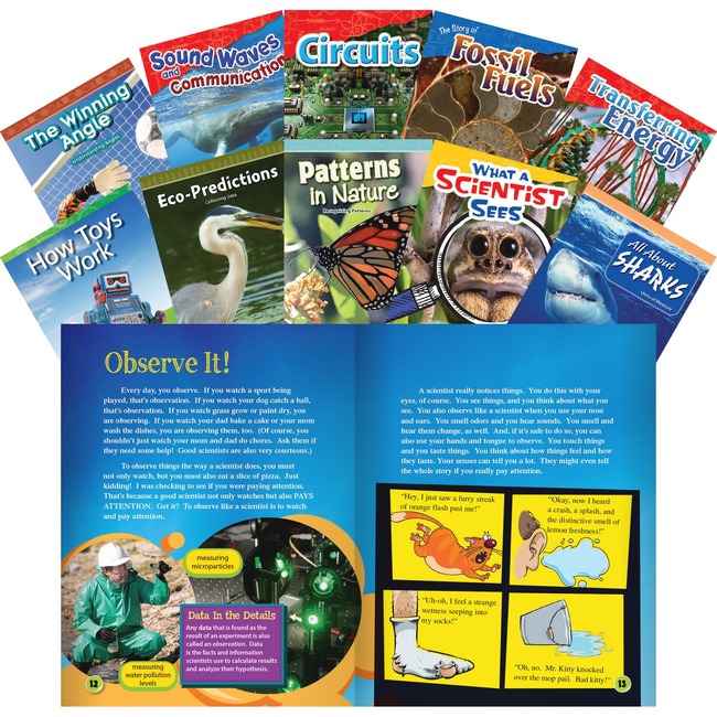 Shell STEM Grade 4 10-book Set Education Printed Book for Science/Technology/Engineering/Mathematics - English