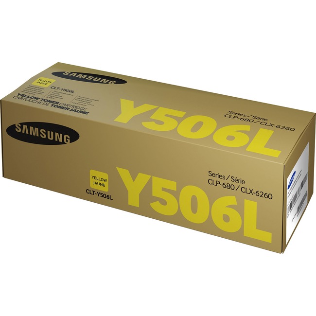 Samsung CLT-Y506L (SU519A) Toner Cartridge - Yellow - Laser - High Yield - 3500 Pages - 1 Each