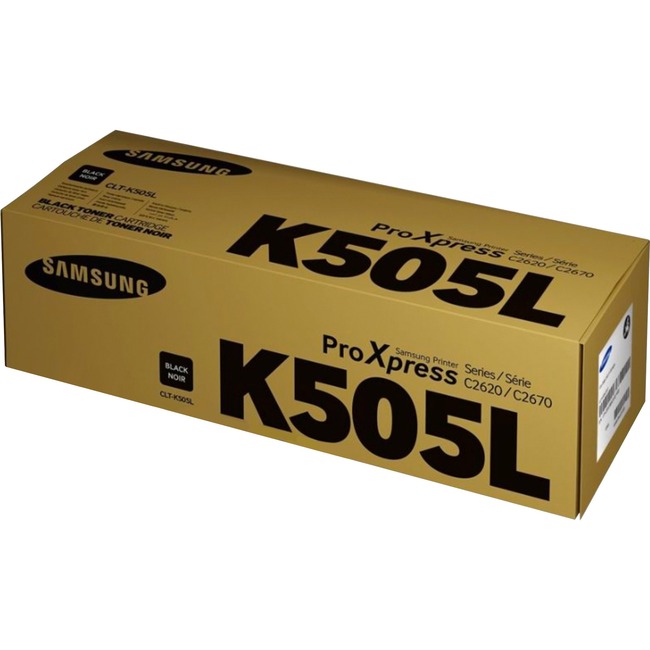 Samsung CLT-K505L (SU170A) Toner Cartridge - Black - Laser - High Yield - 6000 Pages - 1 Each