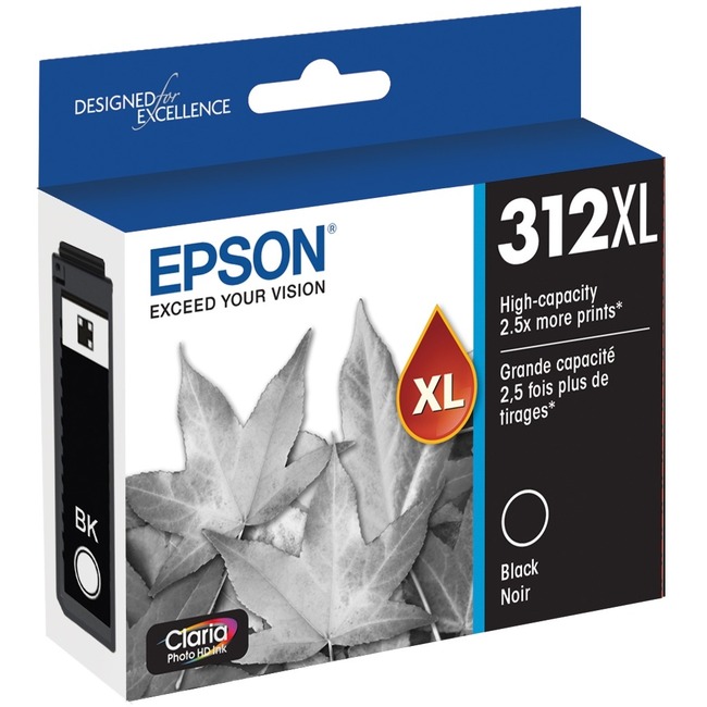 Epson Claria Photo HD T312XL Ink Cartridge - Black - Inkjet - 1 Pack