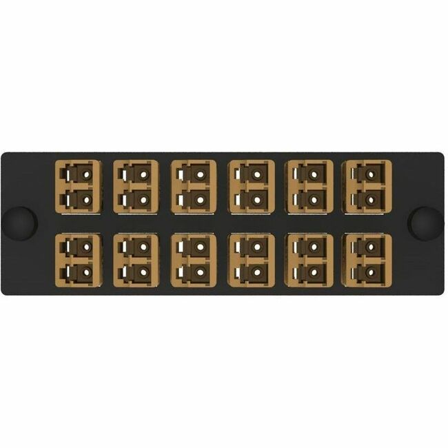 Panduit Opticom Keyed to Non-Keyed Fiber Adapter Panel