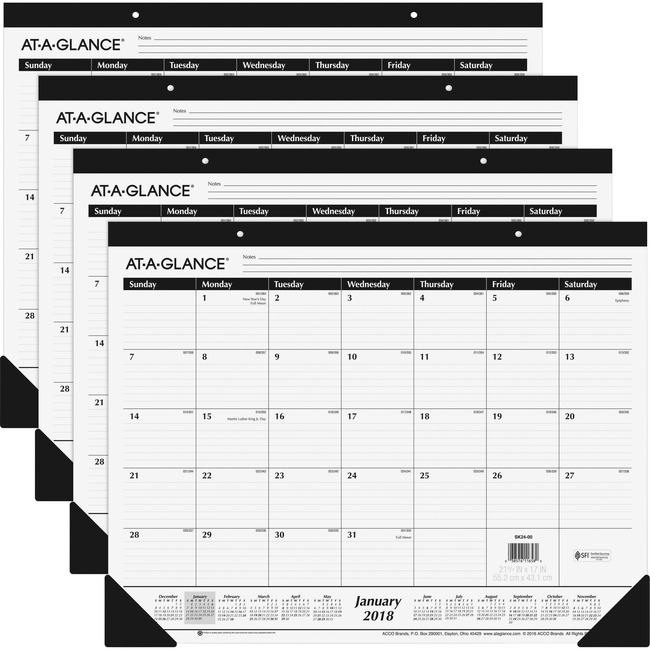 At-A-Glance Classic Monthly Desk Pad