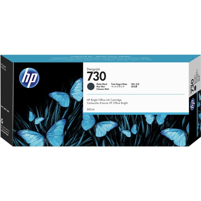 HP 730 300-ML MATTE BLACK INK CRTG