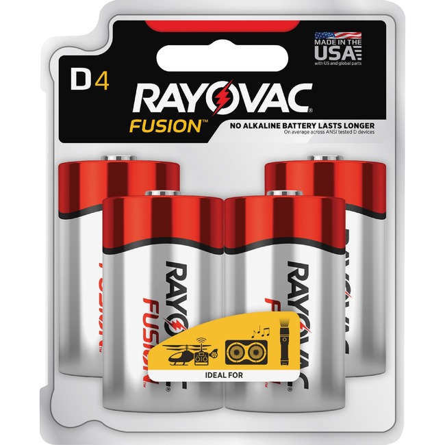 Rayovac Fusion Alkaline D Batteries