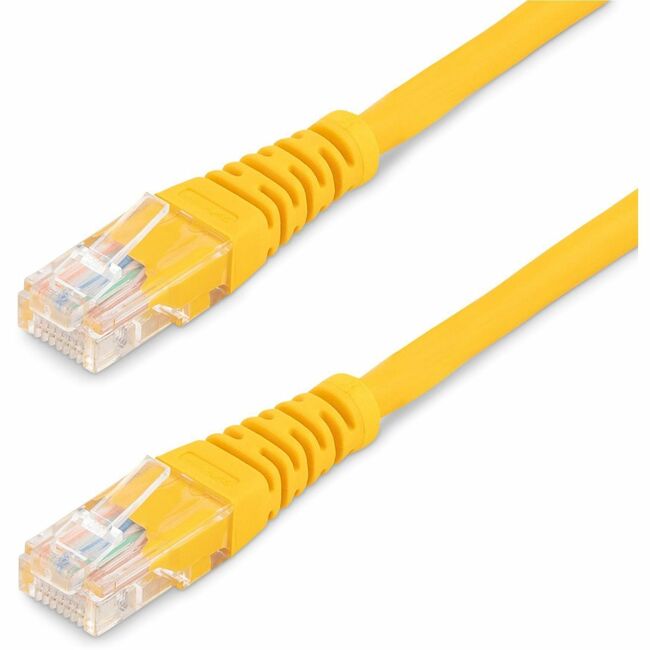 StarTech 6 ft Yellow Molded Cat5e UTP Patch Cable