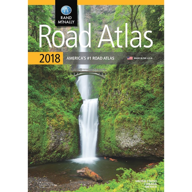 Rand McNally North American Road Atlas Reference Printed Book - English