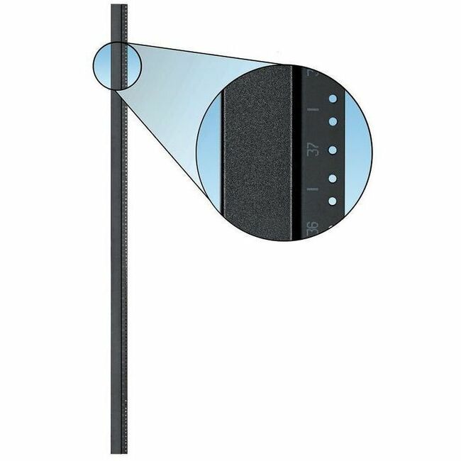 Panduit Net-Access Mounting Rail Kit for Server Cabinet - Black