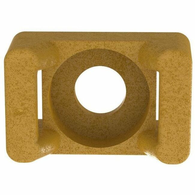 Panduit TM2S8-C71 Cable Tie Mount, Brown, PEEK, 0.64x0.43" , #8 Screw, PK100