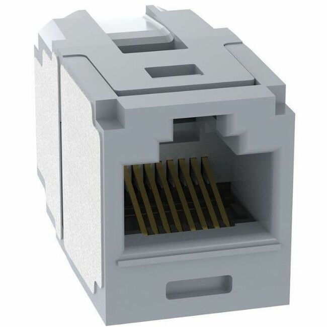 PanNet Mini-Com UTP RJ45 Cat 6A Coupler Module, Int'l Gray