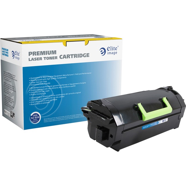 Elite Image Remanufactured MICR Toner Cartridge - Alternative for Lexmark (52D1H00) - Black