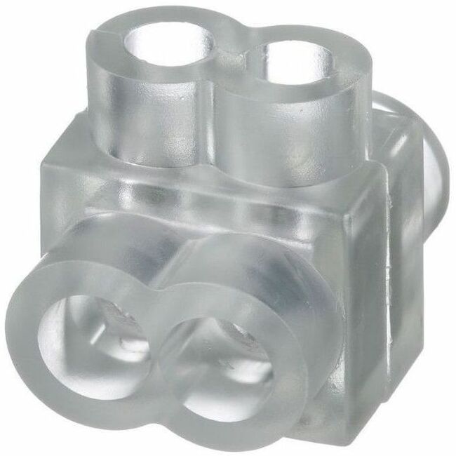 Panduit Pan-Lug PCSB4-2-12Y Multi-Tap Mech Con, Double Sided, 4, Tin Plt Al, PK12