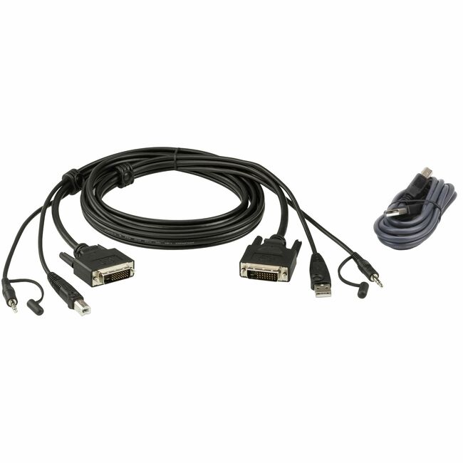 ATEN 1.8M USB DVI-D Dual Link Secure KVM Cable Kit