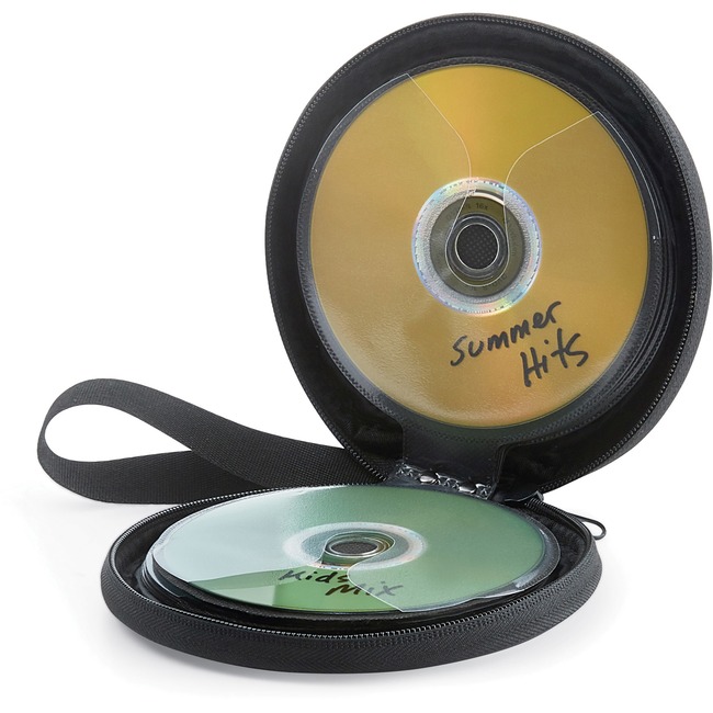Verbatim CD/DVD Storage Wallet 24 ct. Black