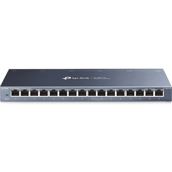 TP-Link (TL-SG116) 16-Port Gigabit Unmanaged Desktop Switch