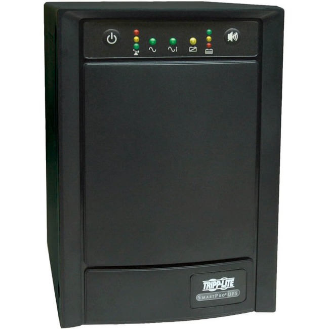 Tripp Lite SmartPro SMART750SLT 750VA Tower UPS - 750VA/500W - 5 Minute Full Load - 4 x NEMA 5-15R - Battery/Surge-protected, 4 x NEMA 5-15R - Surge-protected