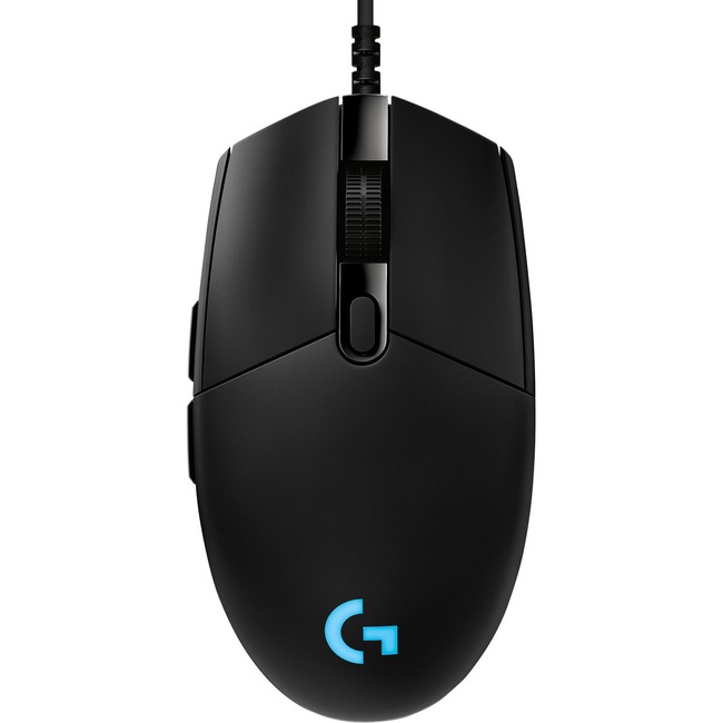 Logitech Pro Gaming Mouse - Optical - Cable - Black - USB - 16000 dpi - Scroll Wheel - 6 Button(s) (910-005439)