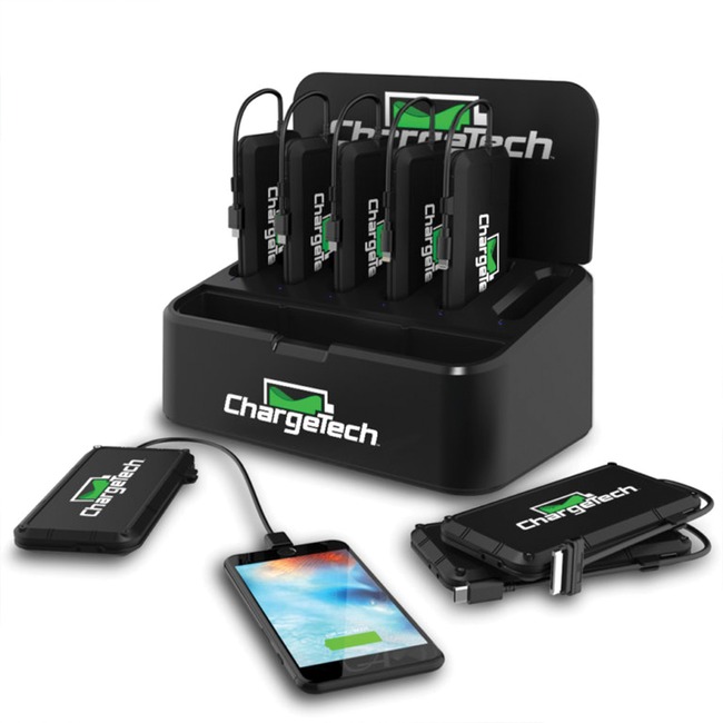 ChargeTech Portable Battery Dock Charging Station 8