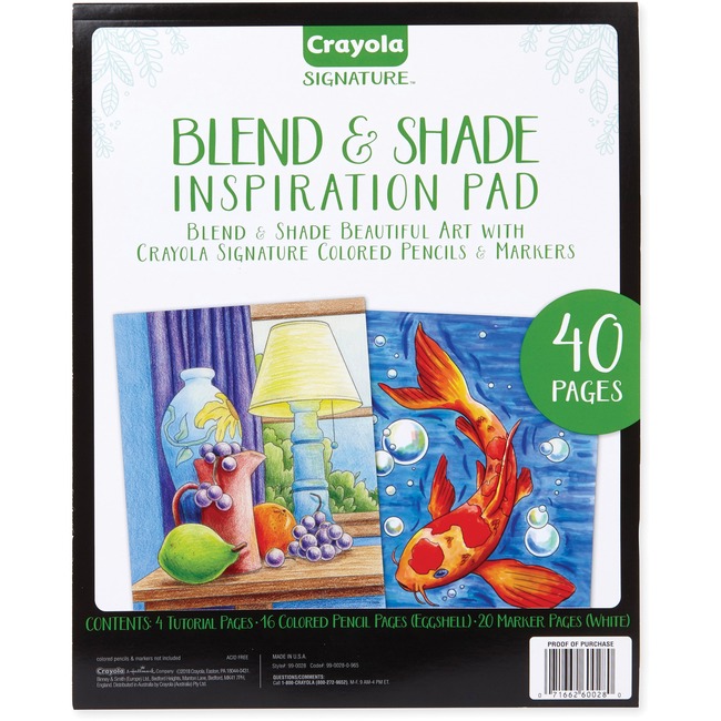 Crayola Blend & Shade Inspiration Pad