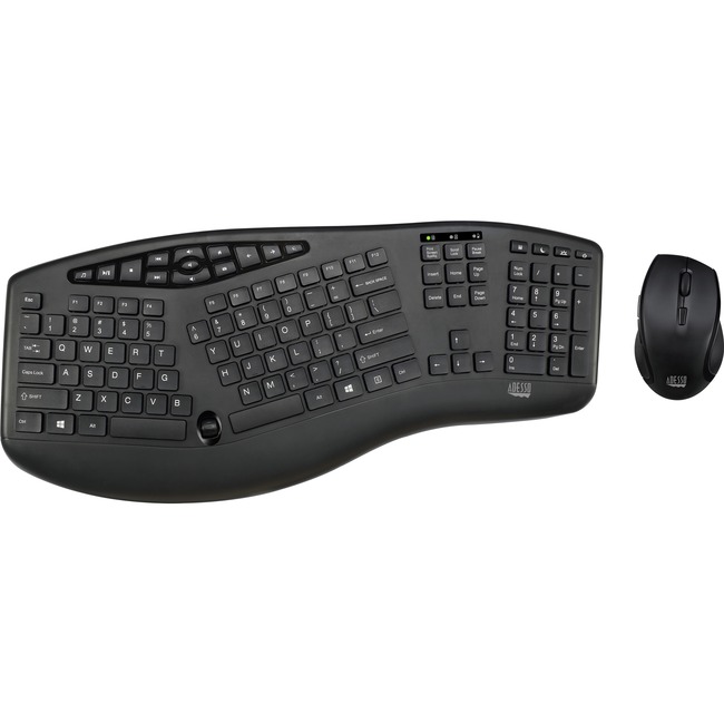 Wireless Slim Ergonomic Keyboard and Mouse Combo