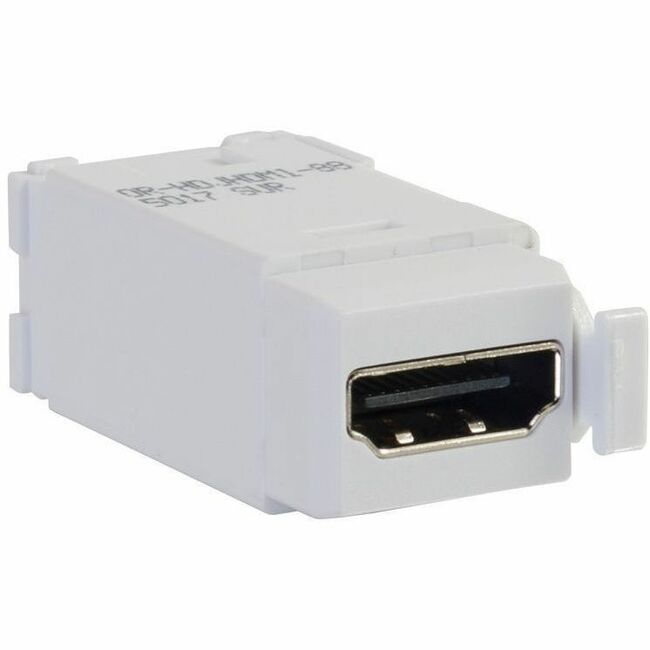 Ortronics High Density Jack (HDJ) HDMI Coupler, Cloud White