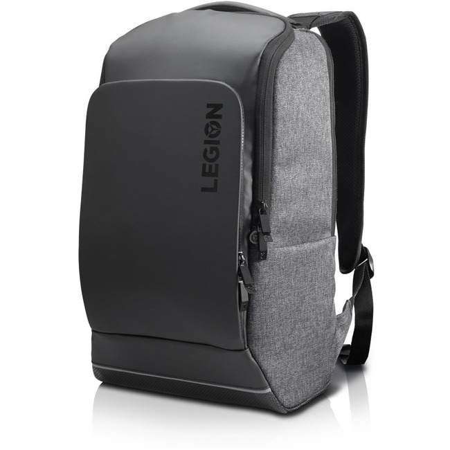 Lenovo Legion Carrying Case (Backpack) for 15.6" Lenovo Notebook - Gray/Black - Polyester - Shoulder Strap, Handle, Luggage Strap