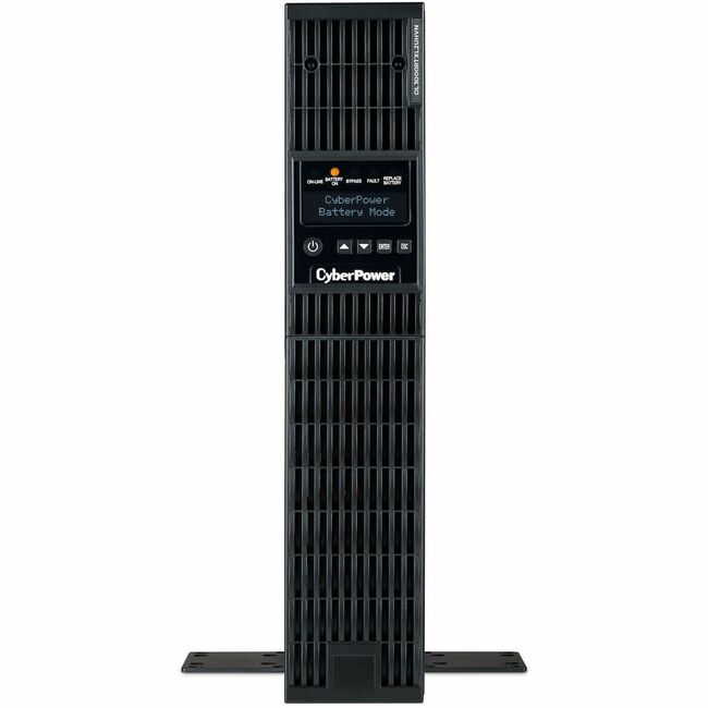 CyberPower Smart App Online OL3000RTXL2UHVN 3KVA Rack/Tower UPS - 2U Rack/Tower - 4 Hour Recharge - 3.50 Minute Stand-by - 120 V AC, 230 V AC Input - 200 V AC, 208 V AC, 220 V AC, 230 V AC, 240 V AC Output - 2 x NEMA L6-20R, 1 x NEMA L6-30R