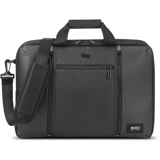 SOLO New York Gravity Hybrid Briefcase For 15.6" Laptop, Black