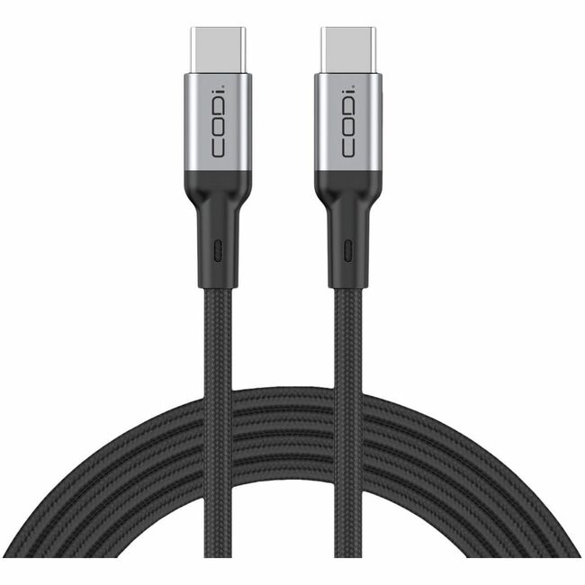 CODi 6' USB-C to USB-C Braided Nylon Charge & Sync Cable