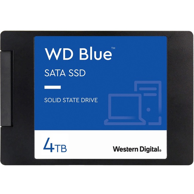WD Blue™ 3D NAND SATAIII  SSD, 4TB Read: 560MB/s; Write: 530MB/s (WDS400T2B0A)