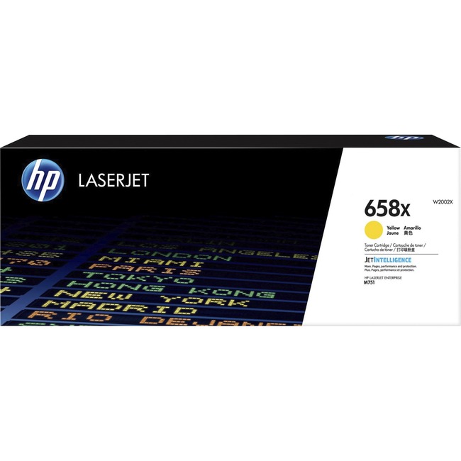 HP 658X (W2002X) Toner Cartridge - Yellow - Laser - High Yield - 28000 Pages