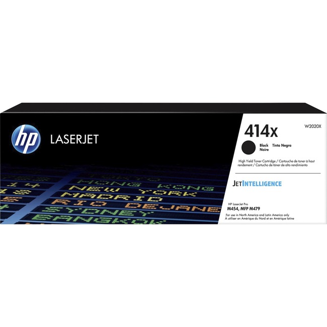 HP 414X (W2020X) High Yield Black Original LaserJet Toner Cartridge - Laser - High Yield - 7500 Pages