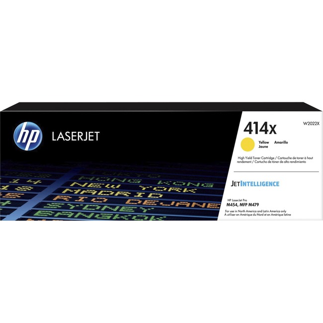 HP 414X Yellow LaserJet Toner Cartridge