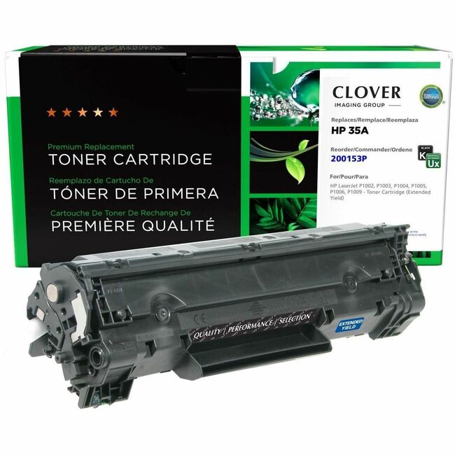 CIG Remanufactured Extended Yield Toner Cartridge for HP CB435A