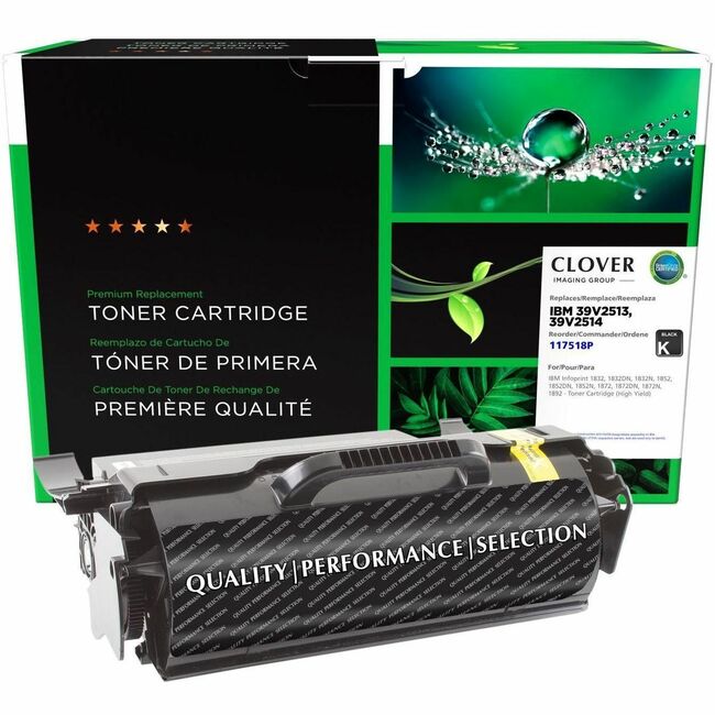 CIG Remanufactured High Yield Toner Cartridge for IBM 1832/1852/1872/1892