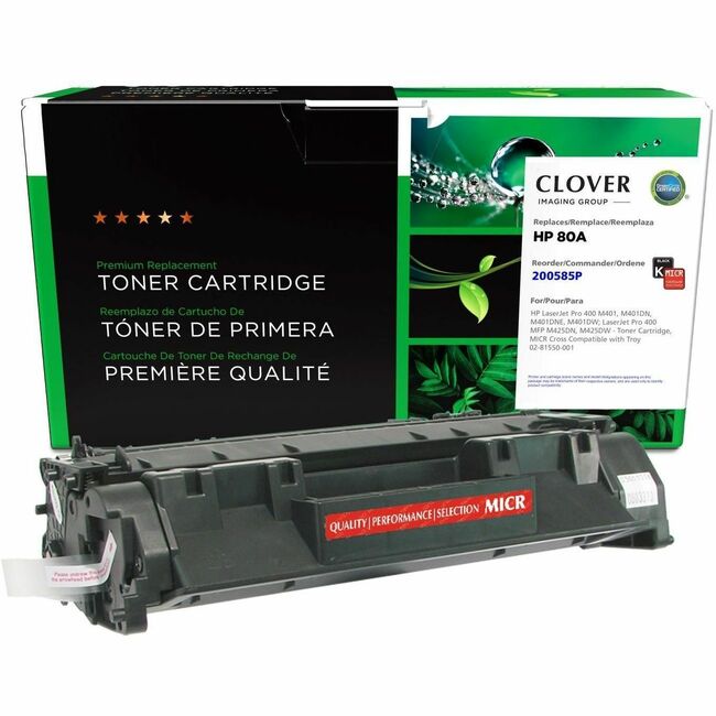 CIG Remanufactured MICR Toner Cartridge for HP CF280A, TROY 02-81550-001
