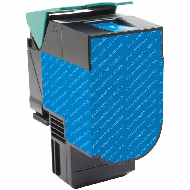 CIG Remanufactured High Yield Cyan Toner Cartridge for Lexmark C540/C544/X543/X544