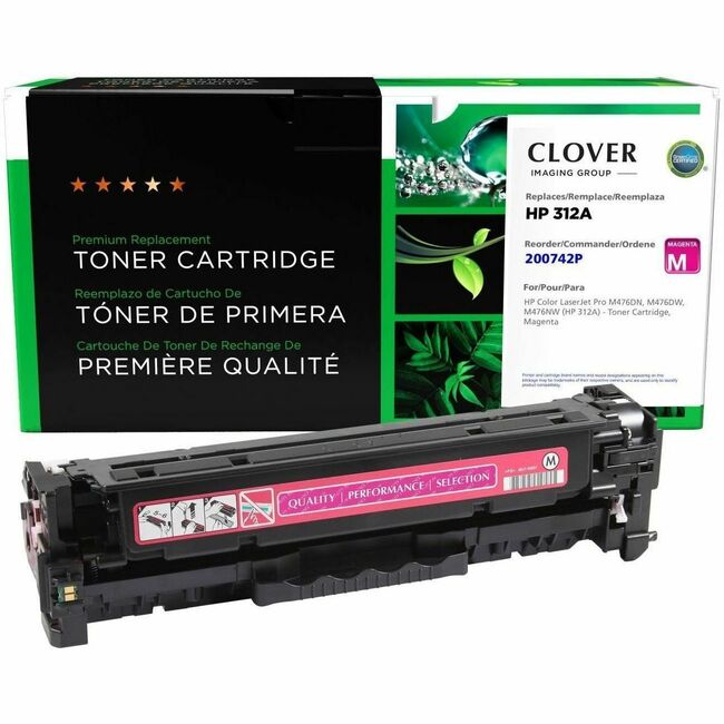 CIG Remanufactured Magenta Toner Cartridge for HP 312A (CF383A)