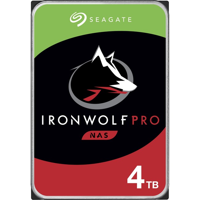 Seagate IronWolf Pro 4TB NAS Int. Hard Drive–CMR 3.5inch SATA 6Gb/s 7200 RPM 256MB Cache 5Yr Warr.-ST4000NE001