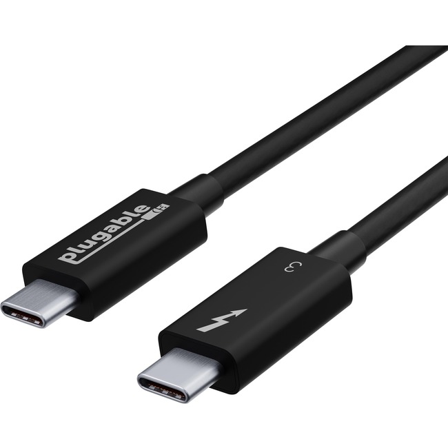 Plugable Thunderbolt 3 Cable (40GBPS, 2.6FT/0.8M)