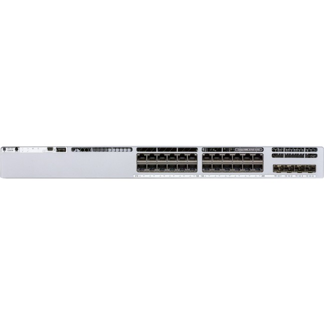 Cisco Systems Catalyst 9300 24-port fixed Uplinks PoE+, 4X1G Uplinks, Network Essentials