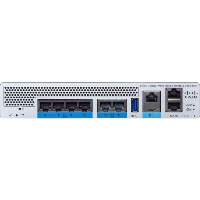 Cisco Catalyst 9800-L 802.11ax Wireless LAN Controller - 2.40 GHz-5 GHz - 6 x Network (RJ-