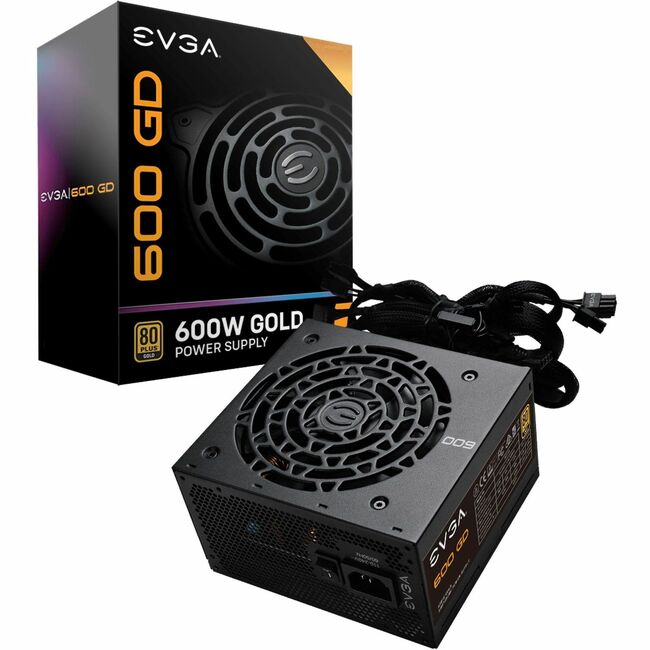 EVGA 600 GD Power Supply Internal 120 V AC, 230 V AC Input ...