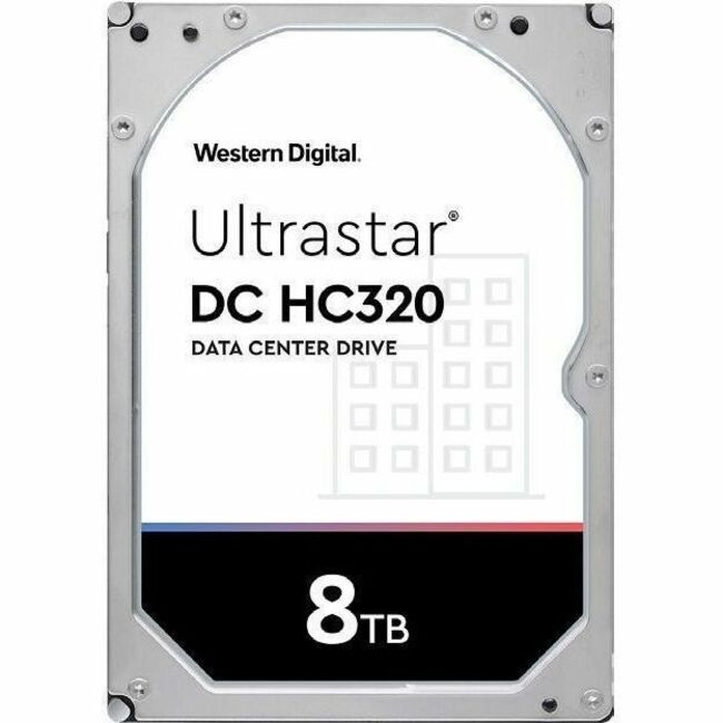 HGST Ultrastar DC HC320 HUS728T8TAL5204 8 TB Hard Drive - 3.5" Internal - SAS (12Gb/s SAS)